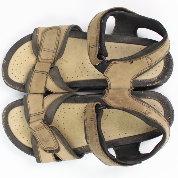 Ecco Cosmo Men Brown Sport Sandal Shoe leather main image 6